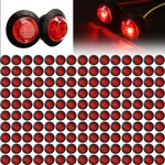 Treela 150X 3/4" Round Mini Led Side Marker Lights Trail Van Truck Boat IP68. Fixed Price $80.44.