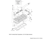 Yamaha 99999-04503-00 Cylinder Head Complete (item #1). Fixed Price $1999.00.