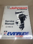 1992 Johnson Outboard Service Manual 9.9-30HP P/n 508282. Fixed Price $24.88.