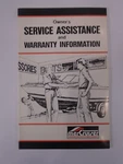 W5 Mercruiser Stern Drive / Inboard Service Assistance Manual 1988 90-13534--2. Fixed Price $13.95.