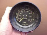 Medallion 65 Mph Boat Speedometer C-2448 3/4 Inch Black Bezel Selling As-found. Fixed Price $24.99.