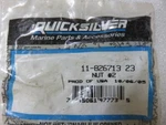 V6 Quicksilver 11-826713 Nut Mercury Factory Oem Part. Fixed Price $8.65.