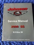 2000 Ss Johnson Outboard Evinrude 9.9HP-30HP Service Manual. Fixed Price $14.95.