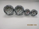 Faria Platinum Series Gauge Set Of (4) White 59737 Marine Boat. Fixed Price $239.95.