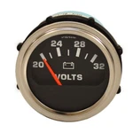 Faria Boat Volt Gauge VP0132A Inch Silver Black 20 -. Fixed Price $17.04.