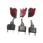 12V Led Toggle Switch With Safety Cover, 3 Sets Heavy Duty 20A Spst On/off. Fixed Price $15.19.
