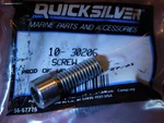 Mercury Quicksilver 10-30206 Screw Genuine Oe Brand New Very Fast Shipping!!!!!!. Fixed Price $6.79.