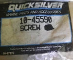 One New 10-45590 Genuine Mercury Quicksilver Screw Oem Parts Equals 10-8M0084649. Fixed Price $5.99.