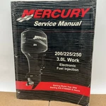 Mercury Service Manual 200/225/250 3.0L Work Electronic Fuel 90-884294R01. Fixed Price $23.99.