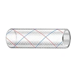 Trident Marine 1/2" X 50' Clear Reinforced Pvc Hose Tubing Red Blue Tracer. Fixed Price $68.26.