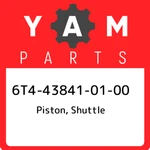 6T4-43841-01-00 Yamaha Piston, Shuttle 6T4438410100, New Genuine Oem Part. Fixed Price $35.66.