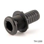T-h Marine Thru-hull Fitting 1-1/8" X 3-1/2" Black #TH-1200-DP. Fixed Price $8.51.