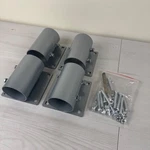 4 Pack Dock Hardware Brackets Side Leg Pipe Holder Galvanized 3 Inch. Fixed Price $89.99.