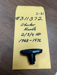 Nos Nib Oem Omc Evinrude Johnson Starter Handle 311372 2/3/4HP 1968-1976. Fixed Price $5.00.