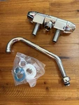 New Whale Fold Down Chrome Mixer Faucet TB4112 S3-4-26. Fixed Price $109.98.