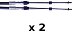 2 Pack 10 Ft Xtreme Control Cables Fits Honda Suzuki Tohatsu Yamaha Nissan. Fixed Price $138.36.