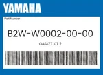 Yamaha Genuine Gasket Kit B2W-W0002-00-00. Fixed Price $98.39.