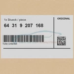 Genuine Bmw 64319207168 - Grommet Lower Part X3 X4. Fixed Price $38.08.