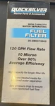 Quicksilver 35-8M0079962 Fuel Filter Brand New For Mercury 35-8M0079963. Fixed Price $69.95.