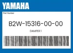 Yamaha Genuine Damper B2W-15316-00-00. Fixed Price $15.49.