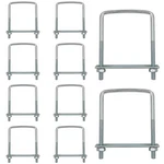 10 Pcs Square U-bolt For Trailer, M8 X 3-1/4" 4-5/8". Fixed Price $31.70.