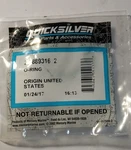 Mercury Quicksilver 25-889316 O-ring. Fixed Price $9.95.