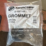 New Quicksilver Mercury Marine Boat Oem Grommet Part No. 25-897169. Fixed Price $10.00.