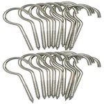 Axe Sickle 3 Inch Heavy Duty Large Screw Hook Ceiling Cup Silver 20 Pc. Fixed Price $14.50.