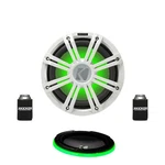 Kicker 10" 350 Watt Marine Multicolor Led White Subwoofer And Speaker Ring. Fixed Price $309.94.