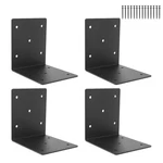 4 Pcs Heavy Duty Steel Corner BRACKETS,6"X6"X5"L Right Angle Bracket,diy Sh.... Fixed Price $48.42.