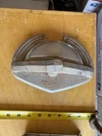 1949 1950 Mercury Trunk Lock Emblem Ornament Handle Oem OM-7243525. Fixed Price $55.00.