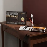 Leather & Vinyl Repair Kit - Brown Shades Fix Tears, Holes, Scratches. Fixed Price $18.97.