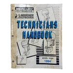 Mercury Mariner Outboards 90-816981940, Technicians Handbook Model Year 1994. Fixed Price $23.99.