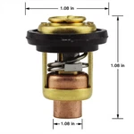 50 C 122 Thermostat 688-12411-10-00 For Yamaha 25 30 75 80 85 90 Hp Outboard. Fixed Price $15.25.