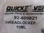 B59 Mercury Quicksilver 92-809821 Theadlocker 10ML Oem New Boat Part. Fixed Price $14.30.