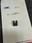 QTY2 Evinrude Johnson Omc 0322810 Orifice Plug 65C Oem Nos. Fixed Price $20.00.