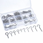 Bememo Screw Hooks And Eyes Kit, Assortment Size Ceiling Cup Hook.... Fixed Price $18.42.