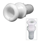 Perko 1-1/8" Thru-hull Fitting Hose Narrow Flange Plastic #0301DP6A. Fixed Price $15.81.