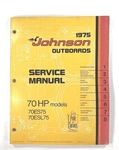 1975 Johnson 70 Hp Outboard Service Shop Repair Manual JM-7510 Free Priority. Fixed Price $123.88.
