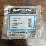 Mercury Quicksilver 25-889316 O-ring Oem Nos. Fixed Price $5.60.