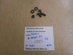 10-40067 31 Mercury 2005 225XL Verado Outboard Screw (2) 11-892233 6X16 T151. Fixed Price $13.00.