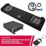 Kicker 51KFDL7T102 10" Sub Enclosure & 46CXA8001T Mono Amplifier W/ Wiring Kit. Fixed Price $1259.97.