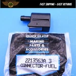 Genuine Quicksilver Oem Mercruiser Fuel Gas Line Connector Joint Fitting. Fixed Price $22.00.