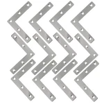 Shape Flat Bracket Stainless Steel Corner Angle Plates Repair Pac. Fixed Price $16.09.