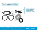 Genuine Mercury Quicksilver Water Pump Kit 47-19453Q2. Fixed Price $103.99.