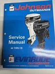 "er" 40 Thru 55 Service Manual Johnson Evinrude Outboards P/n 500608 1993 Oem. Fixed Price $30.00.