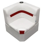 Wise Deluxe Corner Pontoon Boat Seat - Brite White / Crimson Red. Fixed Price $379.04.