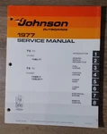 Vintage 1977 Johnson Outboards Boat 75 Hp Models Service Manual #JM-7708. Fixed Price $24.00.