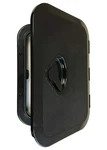 Seaflo Marine Boat Deck Rectangular Access Hatch - White/black, Lock And Key/.... Fixed Price $58.17.