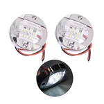 2 Round 3" Marine Boat Led Stern Transom Lights Cabin Deck Courtesy White. Fixed Price $11.31.